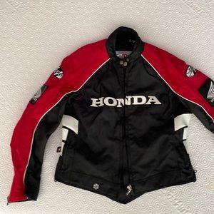 Women Joe Rocket motorcycle jacket. Honda.